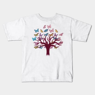 The Butterfly Tree Kids T-Shirt